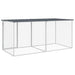 Chicken Cage With Roof Anthracite 203x98x90 Cm Galvanised