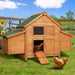 Chicken Coop Large Rabbit Hutch House Run Cage Wooden