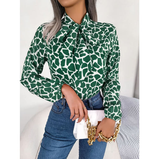 Chiffon Bow Blouse