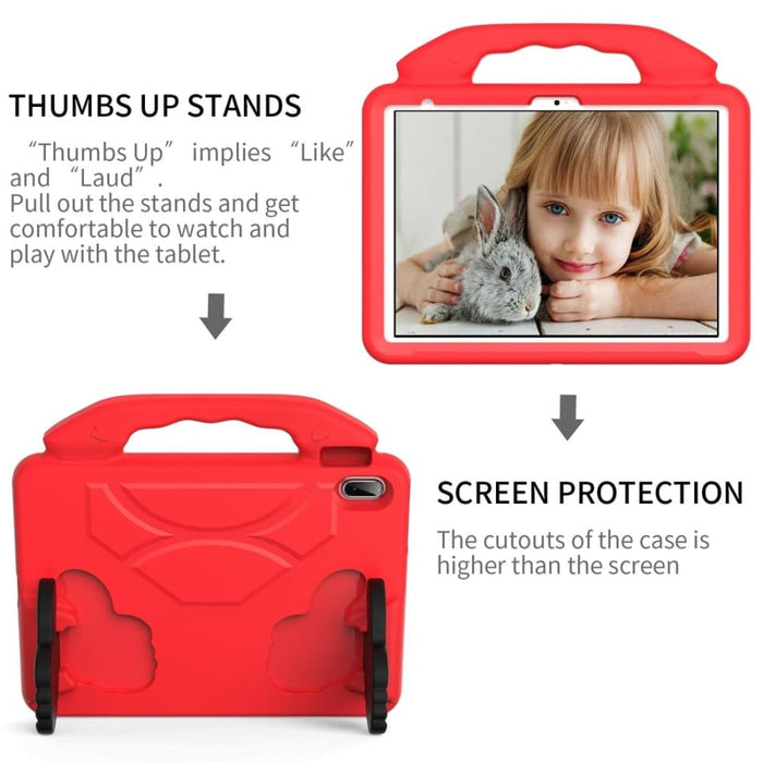 Children Eva Shockproof Tablet Case With Thumb Bracket