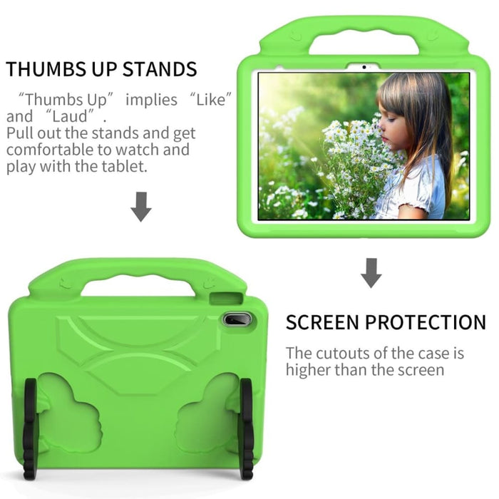 Children Eva Shockproof Tablet Case With Thumb Bracket