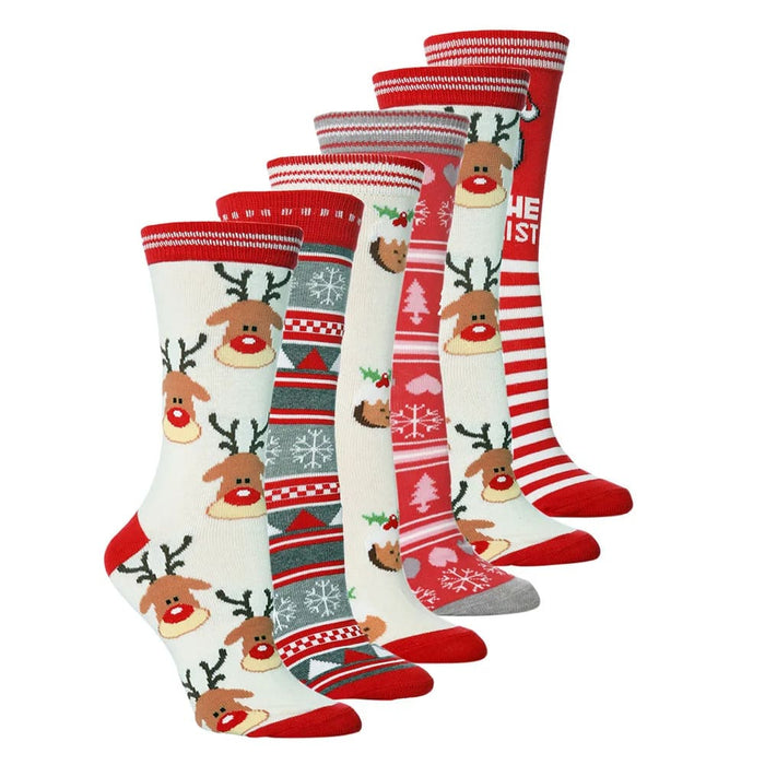 Christmas Elk Socks