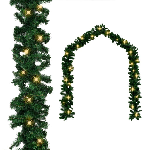 Christmas Garland With Led Lights 10 m Xaxaxa