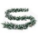 Christmas Garland With Led Lights Green 2.7 m Pvc Tapolk