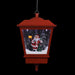 Christmas Hanging Lamp With Led Light And Santa Red