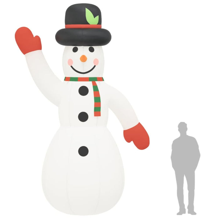 Christmas Inflatable Snowman With Leds 455 Cm Tapxik