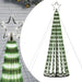 Christmas Tree Light Cone 275 Leds Cold White 180 Cm Tpnblp