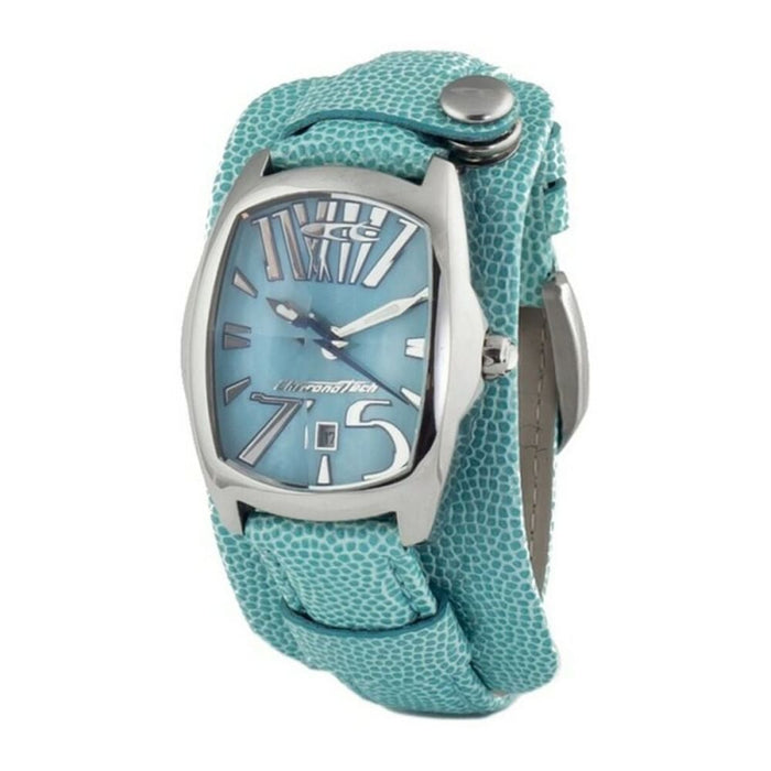 Chronotech Ct2039l-24 Ladies Quartz Watch Blue 33mm