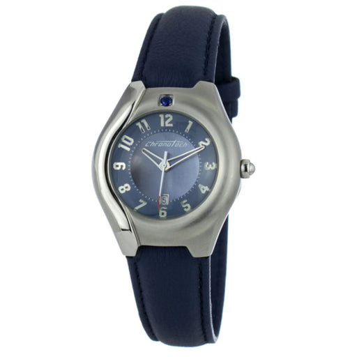 Chronotech Ct2206l-09 Ladies Quartz Watch Blue 34mm