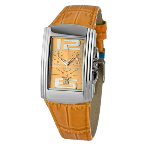 Chronotech Ct7018b-07 Ladies Quartz Watch Orange 33mm