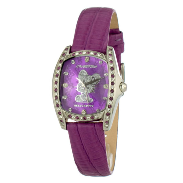 Chronotech Ct7094ss-38 Ladies Quartz Watch Purple 30mm