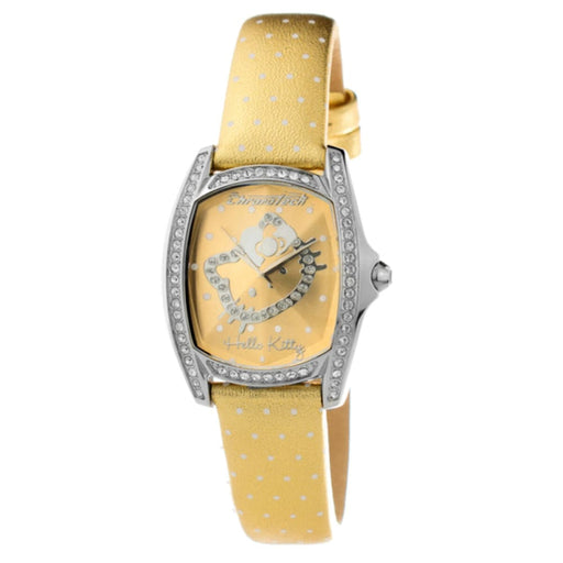 Chronotech Ct7094ss-44 Ladies Quartz Watch Golden 30mm