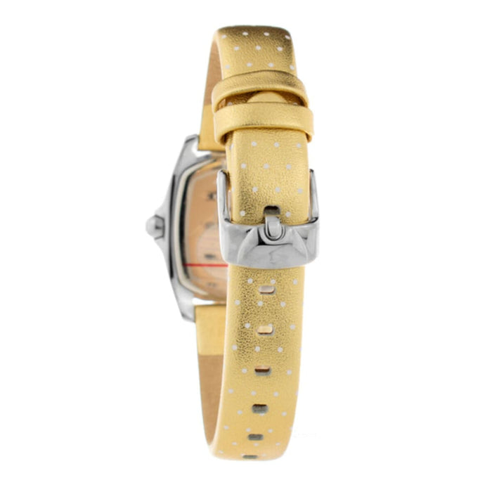 Chronotech Ct7094ss-44 Ladies Quartz Watch Golden 30mm