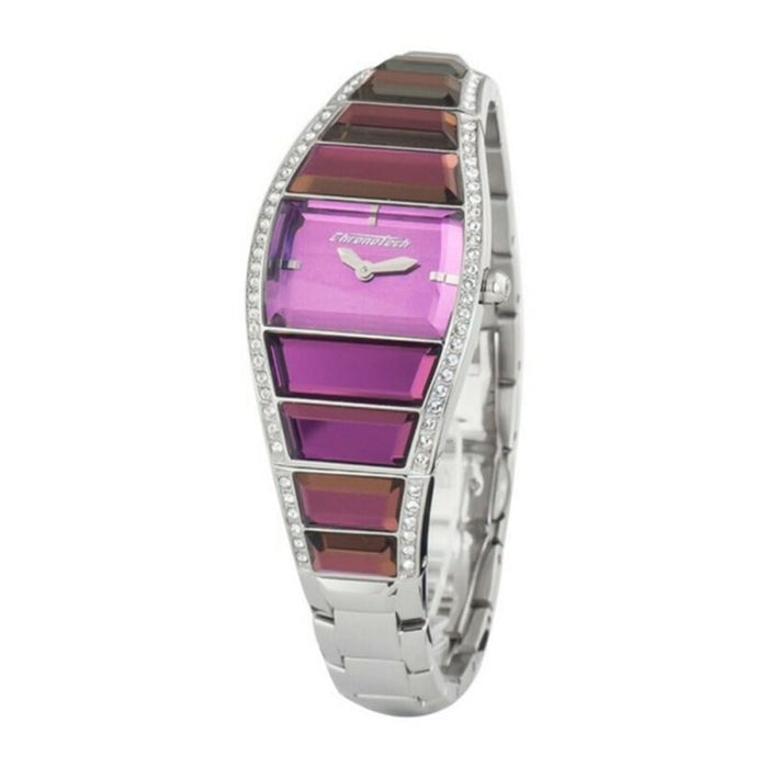 Chronotech Ct7099ls-05m Ladies Quartz Watch Pink 36mm