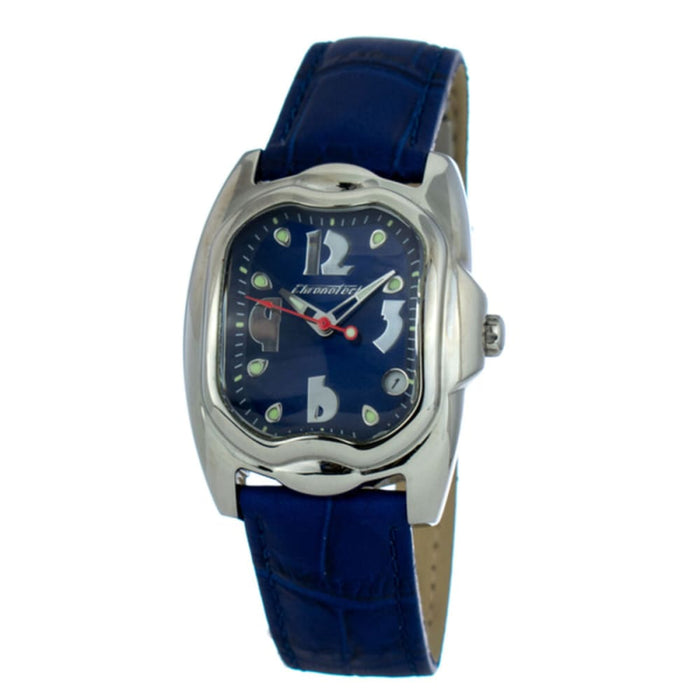 Chronotech Ct7274l-03 Ladies Quartz Watch Blue 33mm