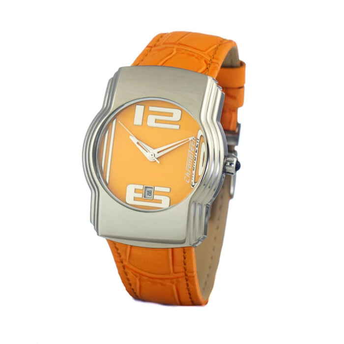 Chronotech Ct7279b-07 Ladies Quartz Watch Orange 33mm