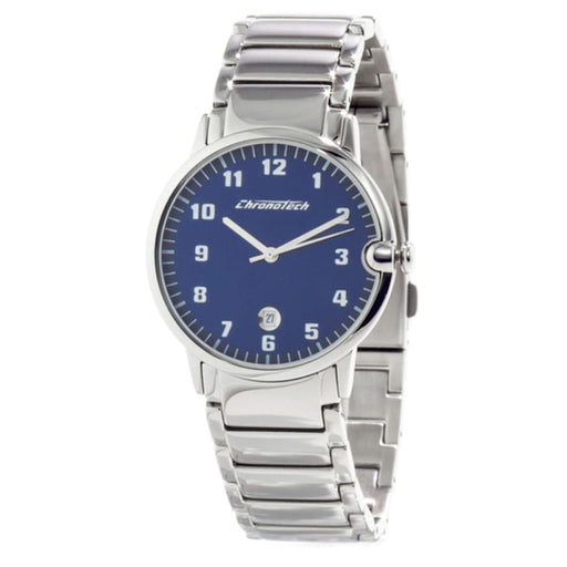 Chronotech Ct7325l-03m Ladies Quartz Watch Blue 28mm