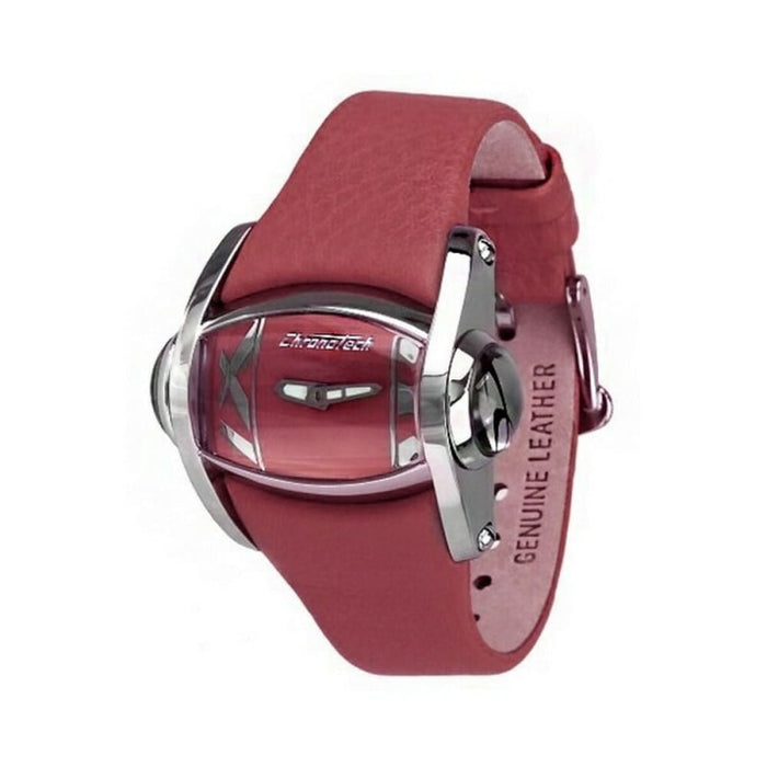 Chronotech Ct7681l-04 Ladies Quartz Watch Red 42mm