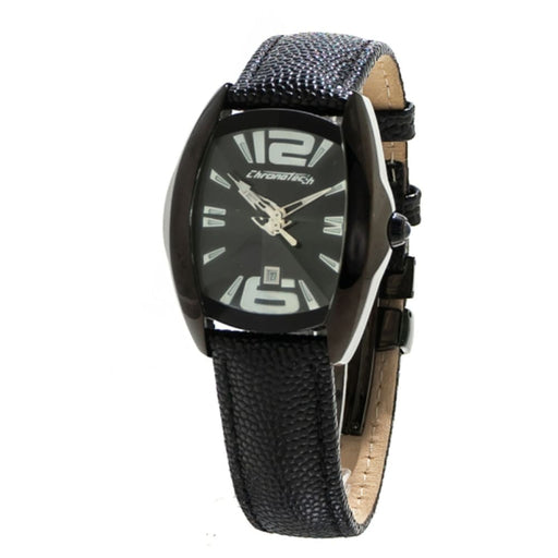 Chronotech Ct7814l-01 Ladies Quartz Watch Black 33mm