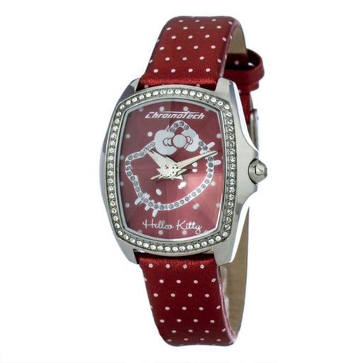 Chronotech Ct7896ls-41 Ladies Quartz Watch Red 34mm