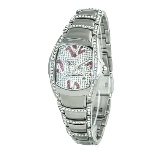 Chronotech Ct7896ss-71m Ladies Quartz Watch Silver 27mm