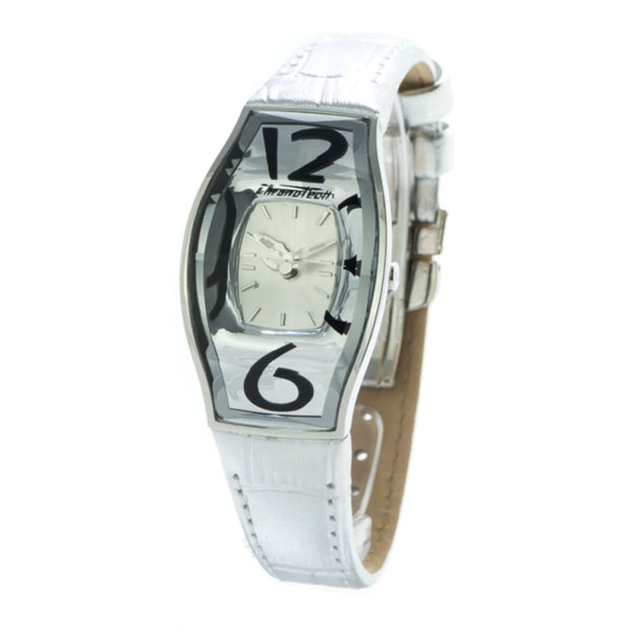 Chronotech Ct7932l-52 Ladies Quartz Watch Silver 27mm