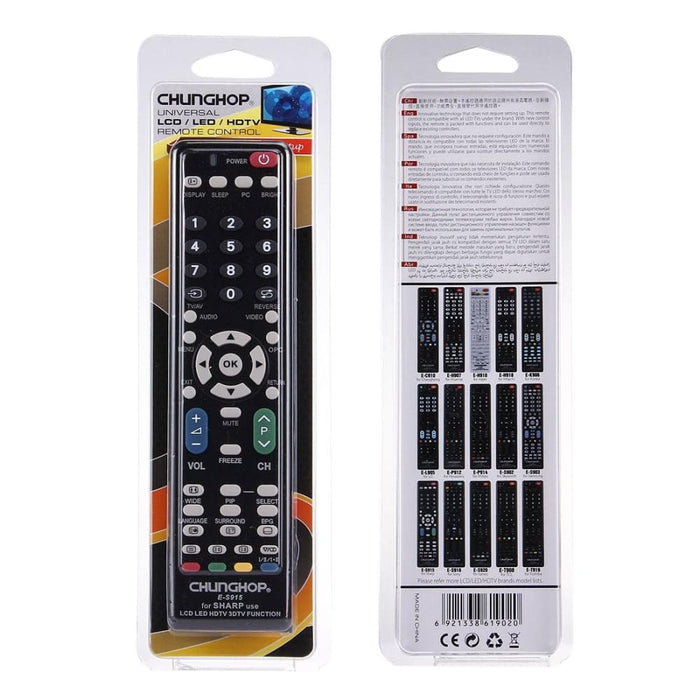 Chunghop e S915 Universal Remote Controller For Sharp Led