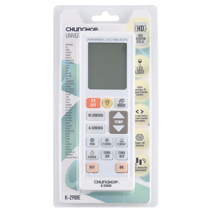 Chunghop k 2988e Universal A/c Remote Controller