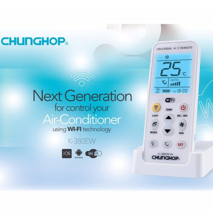 Chunghop k 380ew Wifi Smart Universal Lcd Air Conditioner