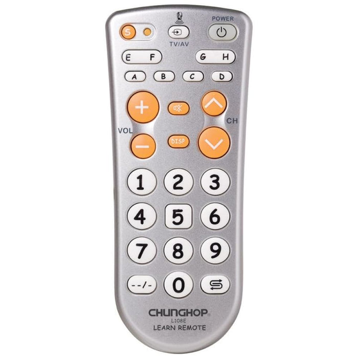 Chunghop L108e Infra Learning Universal Tv Remote Control