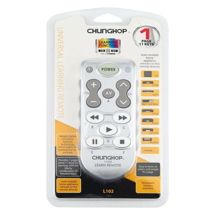 Chunghop Universal Learning Remote Control L102