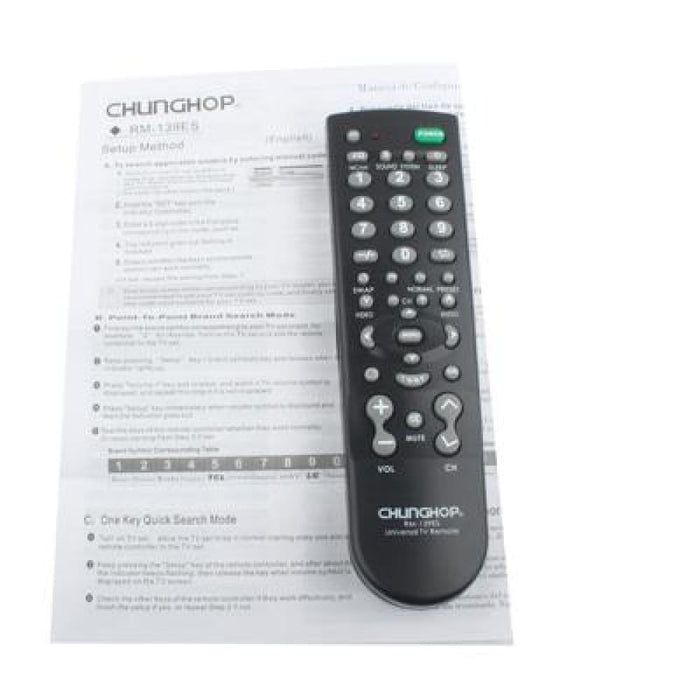 Chunghop Universal Tv Remote Control Rm 139es