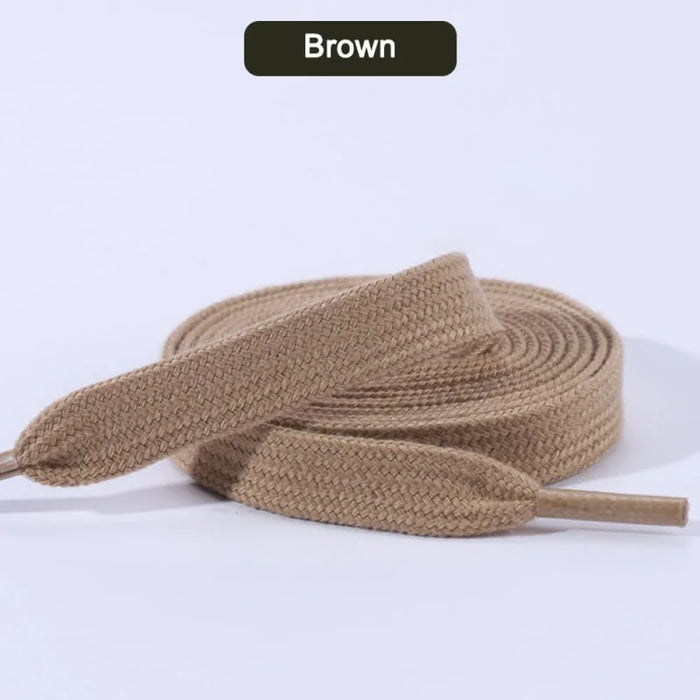 Classic Cotton Flats Tennis 1cm Width Shoe Laces