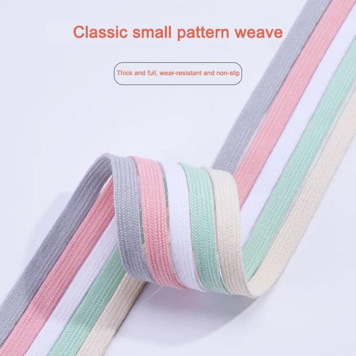 Classic Cotton Flats Tennis 1cm Width Shoe Laces