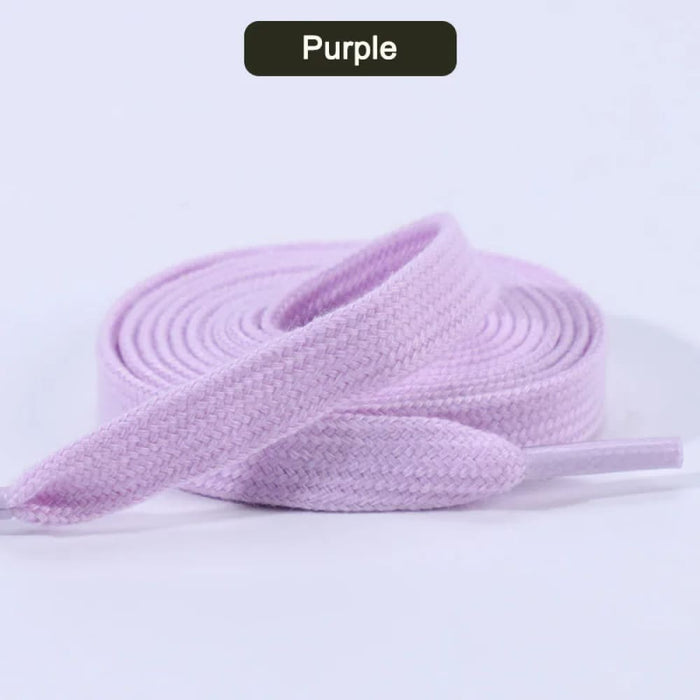 Classic Cotton Flats Tennis 1cm Width Shoe Laces