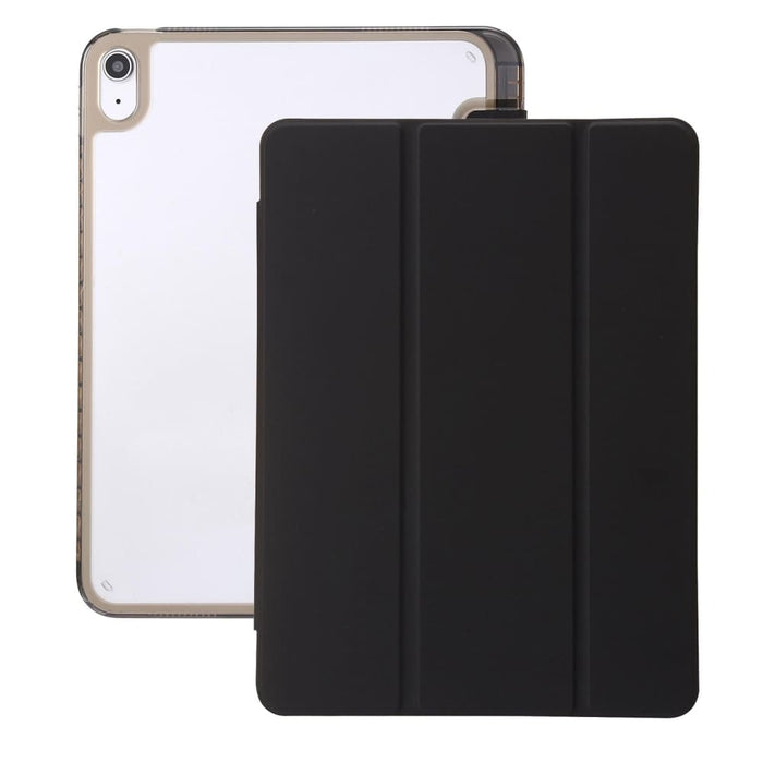 Clear Acrylic 3 Fold Leather Tablet Case For Ipad 10th Gen