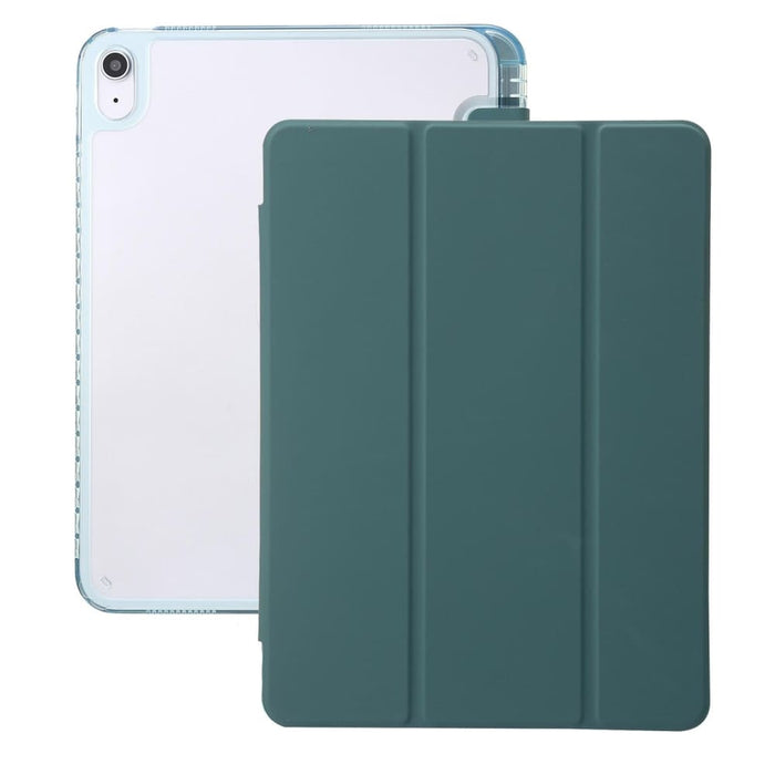 Clear Acrylic 3 Fold Leather Tablet Case For Ipad 10th Gen