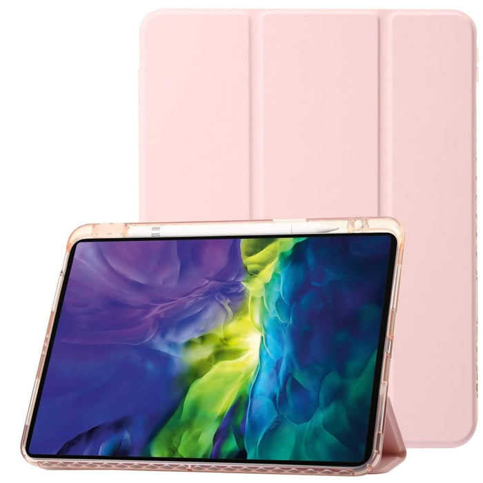 Clear Acrylic 3 Fold Leather Tablet Case For Ipad 10th Gen