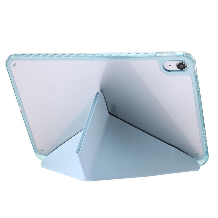 Clear Acrylic Deformation Leather Tablet Case