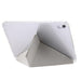 Clear Acrylic Deformation Leather Tablet Case