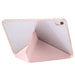 Clear Acrylic Deformation Leather Tablet Case