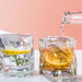 Clear Glass Mug For Wine Whiskey Coffee