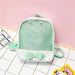 Clear Kids Backpack With Bow Mini Schoolbag