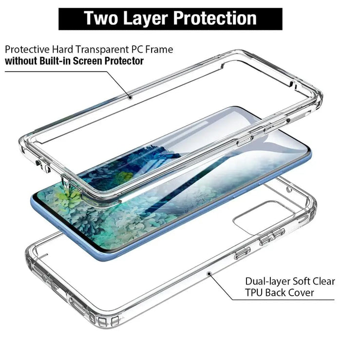 Clear Shockproof Case For Samsung Galaxy S20 S21 S10 S10e