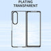 Clear Shockproof Phone Case Electroplated For Samsung