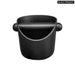 Coffee Knock Box Removable Bar Non Slip Base Black Round