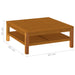 Coffee Table 65x65x35 Cm Solid Acacia Wood Tolxkx