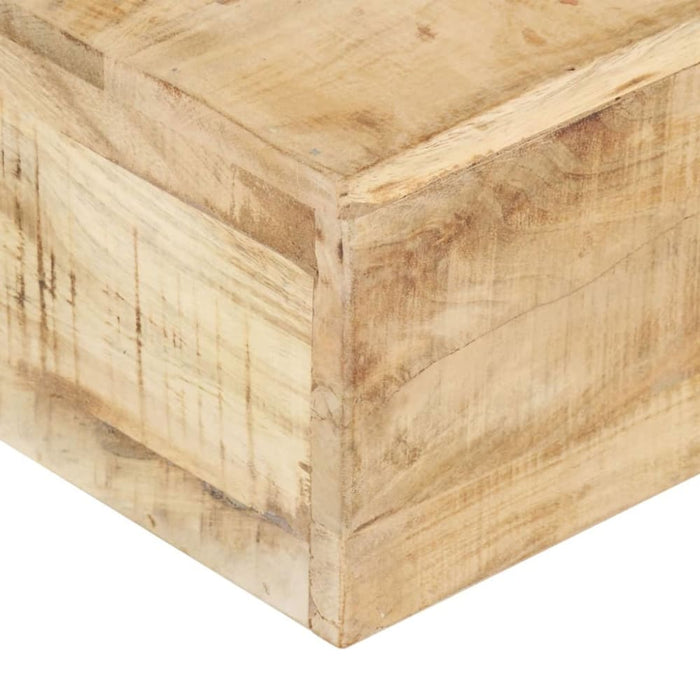 Coffee Table 80x80x28 Cm Solid Mango Wood Txtpkx