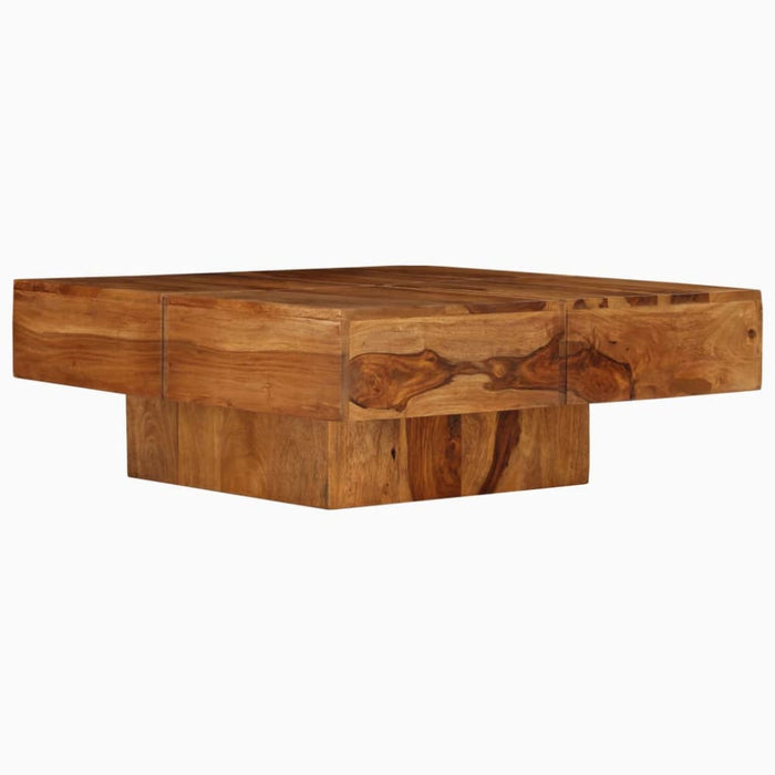 Coffee Table 80x80x30 Cm Solid Wood Acacia Xalxpb