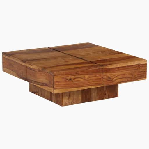 Coffee Table 80x80x30 Cm Solid Wood Acacia Xalxpb